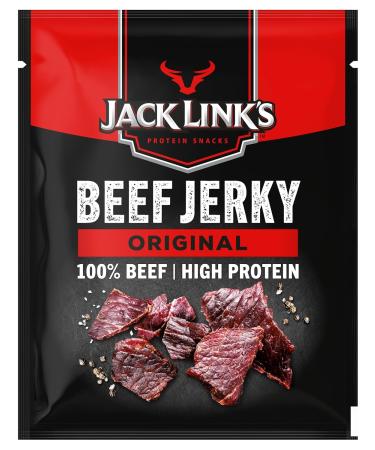 Buy Jack Link's Beef Jerky Original - 12 Pack (12 x 40g) - High Protein Dried Meat Snack for International Shipping - Buy Online on GoSupps.com