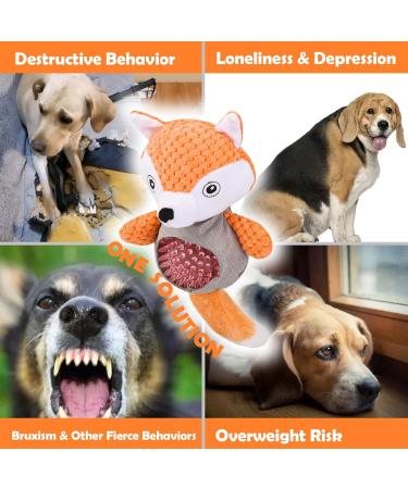 Wookiwuki Dog Toys for Aggressive Chewers | Plush Fish-Shaped Toys for Small & Medium Dogs | Ideal for Indoor & Outdoor Play - Buy Online on GoSupps.com