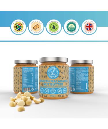Prime Earth - Smooth Macadamia Nut Butter - 170g - Made with Macadamia Nuts - Zero Oil Salt & Sugar - Coeliac Keto Paleo & Vegan Friendly - Produced in Small Batches - Made in the UK - Buy Online on GoSupps.com