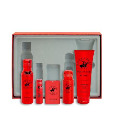 Beverly Hills Polo Club BHPC Ignite Cologne Gift Set for Men | 5 Piece Eau de Toilette Body Spray Deodorant Body Wash Fragrances - Buy Online on GoSupps.com