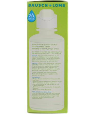 Bausch + Lomb BioTrue Multi-Purpose Solution 4 oz - Hydrate & Cleanse Contact Lenses | Shop Now - Buy Online on GoSupps.com