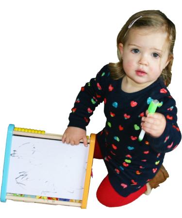 Towo Wooden Toy Motor Play Center - Educational Learning Toys for Toddlers 1 Year | Abacus Letters Numbers & Colors | Perfect Birthday Gift - Buy Online on GoSupps.com