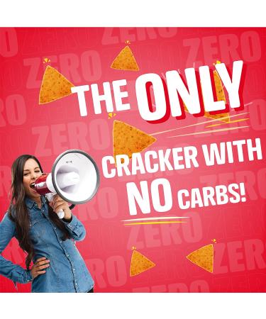 Keto Naturals Cheddar Cheese Zero Carb Crackers (3 Packs) - Gluten Free, Healthy Snack for Adults and Kids - Keto Friendly and Delicious - Buy Online on GoSupps.com