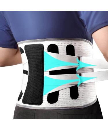 Back Brace for Men & Women | Relief for Pain Sciatica & Herniated Discs | Strong Support & Stability | Prevent Injury While Lifting | Medium Size - Buy Online on GoSupps.com
