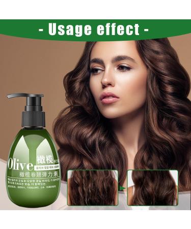 Curly Conditioner Curly Hair Balm Moisturizing Olive Style Hair Tie | Natural Styling Moisturizer for Conditioning Curly and Wavy Hair 180 ml - Buy Online on GoSupps.com