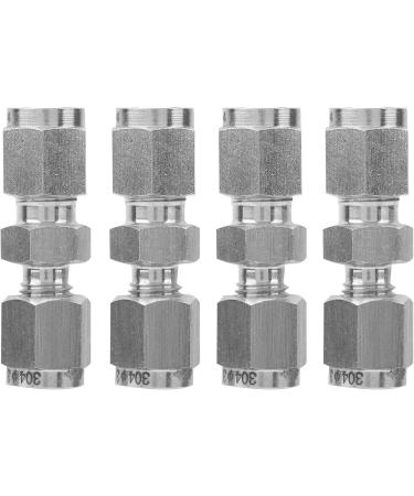 Compression Tube Adapter Quick Screw 4Pcs Straight Compression Tube Adapter for Air Pipes Oil Pipes Fittings Water Pipes( 3/ 4) - Buy Online on GoSupps.com