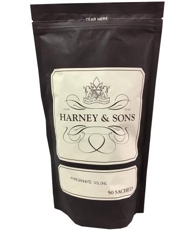 Harney & Sons Exotic Pomegranate Oolong Tea Sachet - Bag of 50 Tea Sachets