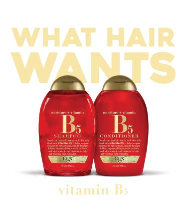 OGX Moisture + Vitamin B5 Conditioner 13 oz - Hydrating Hair Care | International Shipping - Buy Online on GoSupps.com
