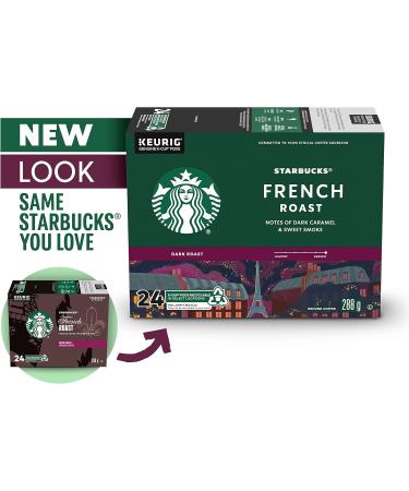 Starbucks Pike Place Medium Roast Coffee Single Serve Keurig K-Cup Pods 44 Capsules & French Roast Dark Roast Coffee Single Serve Keurig K-Cup Pods 24 Capsules - Buy Online on GoSupps.com