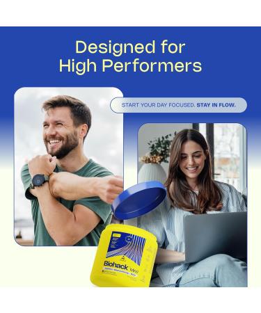 LevelUp Biohack Mind - Nootropic Brain Supplement for Men & Women | Balanced Energy, Focus, Mood & Stress Optimization with Ashwagandha, Lion's Mane, Alpha GPC, Ginseng and More - 60 Count 1 Count (Pack of 1) - Buy Online on GoSupps.com