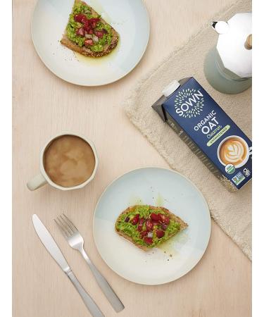 SOWN Organic Oat Creamer Unsweetened - Barista Oat Milk Non Dairy Coffee Creamer - 32oz (Pack of 3) - Buy Online on GoSupps.com