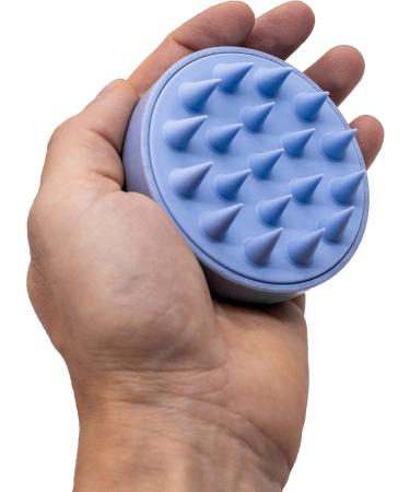 Netrox Silicone Scalp Massage Brush - Dandruff Relief & Itching Relief - Strengthen Hair Roots - Blue Shampoo Brush for Peeling & Head Massage - Buy Online on GoSupps.com