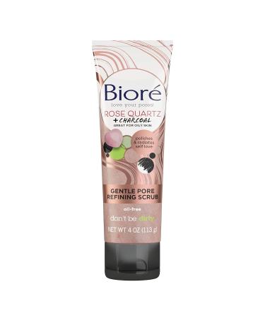 Bior Rose Quartz Charcoal Face Wash Cleanser & Pore Refining Scrub Bundle Pack - Buy Online on GoSupps.com