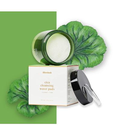 Meebak Sensitive Skin Cica Makeup Remover Pads - Korean Facial Wipes for Eye, Face, Pores, Exfoliating - Buy Online on GoSupps.com