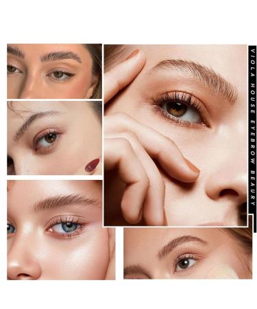  Nuhjytgf Eyebrow gel eyebrow wax - Waterproof eyebrow styling wax for feathers eye-proof and sweat-proof cosmetics - Buy Online on GoSupps.com