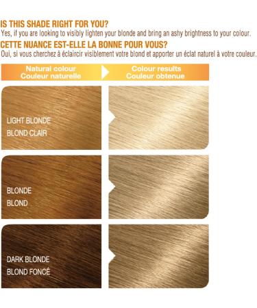 Garnier Belle Color Permanent Hair Dye 111 Extra Light Ash Blonde 100% Grey Coverage Enriched with Argan Oil and Wheat Germ Oils - 1 Application Packaging may vary - Buy Online on GoSupps.com