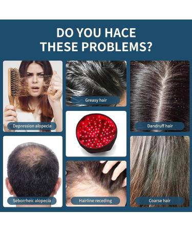 Bonnet De Croissance des Cheveux Bonnet Double Longueur d'onde 660nm Et 850nm (120 LED) 3 Modes De Commutation Am Liore La Sant du Cuir Chevelu/R Duit Les Pellicules Grey - Buy Online on GoSupps.com