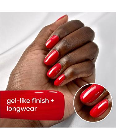 Essie Gel Couture Scarlet Red Nail Polish & Top Coat Kit - Rock The Runway - Gifts for Women and Men - 0.46oz - Buy Online on GoSupps.com
