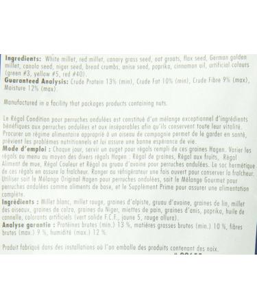 Hagen 82655 Budgie Condition Treat 200gm - Buy Online on GoSupps.com