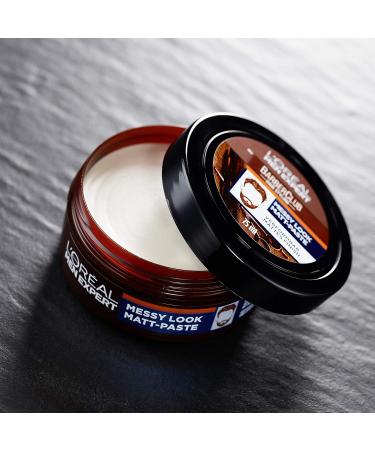 L'Or al Men Expert Barber Club Messy Look Matt Paste 75ml - Strong Hold Hair Wax for Men | Flexible & Deformable Styling - Buy Online on GoSupps.com