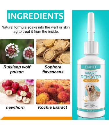 Dog Wart Remover Dog Wart Removal Treatment Dogs Skin Tag Remover Liquid Easily Eliminates Dog Warts & Skin Tag - Buy Online on GoSupps.com