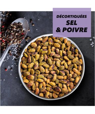 Wonderful Pistachios - Pistaches d cortiqu es poivre et sel 10 x 60gr - Buy Online on GoSupps.com