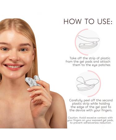Red Light Therapy for Eyes - Rechargeable Under Eye Patches & Masks - 50 Pairs for Under Eye Bags - Best Eye Pods Light Solution - Buy Online on GoSupps.com