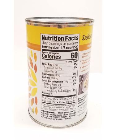 3 Bean Salad 15oz Can (Pack of 6) - Shop Now for a Delicious and Convenient Meal Option! - Buy Online on GoSupps.com