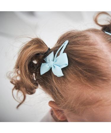 40PCS Snap Baby Hair Bows Clips for Girls - Grosgrain Ribbon 2 Inch Infant Barrettes for Newborns & Toddlers - Buy Online on GoSupps.com