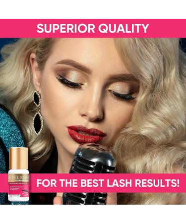 Extra Strong No Fume Eyelash Extension Glue | 6-8 Weeks Retention | Professional 5ml Individual Lash Adhesive - Buy Online on GoSupps.com