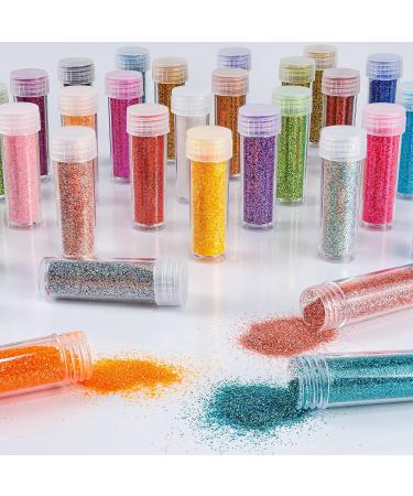 Ultra Fine Holographic Glitter Powder - 55 Colors for Resin Tumblers, Art Crafts, Nail, Body, Eye, Face, Hair Makeup - Buy Online on GoSupps.com