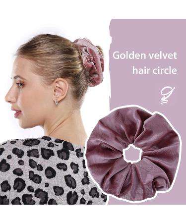 Warmsmile Extra Large Velvet Scrunchie 8 Inch - 4 Pack, XL Size - Oversized Hair Scrunchy for Thick Curly Long Hair - Elastic Ponytail Holder - Women's Hair Accessories - Buy Online on GoSupps.com