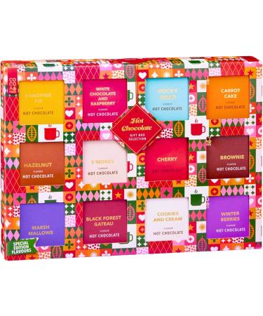 Hot Chocolate Gift Set - Hot Chocolate Sachets - Classic Deserts And Cakes Hot Chocolate Flavours - Mothers Day Gifts - Valentine Gifts - Showstopper Hot Choc Collection - Buy Online on GoSupps.com