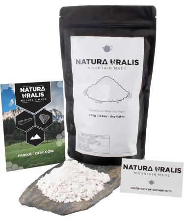 Flocons D'argile Blanche Kaolinique | 500g D'argile Blanche Naturelle Blanc Pur Blanc Cass - Croquant tonnant Texture Terreuse Velout e Et Ferme Satisfaisante Sensation ASMR - Buy Online on GoSupps.com