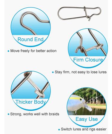 Facikono Fishing Line Sinker Slides Catfish Rig | Heavy Duty Saltwater Sinker Weights with Duo Lock Snaps | 12pcs - Buy Online on GoSupps.com