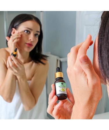 Skalli Essentials Organic Moroccan Prickly Pear Seed Oil | Anti-Aging Face Serum & Dark Circles Under Eye Treatment | Premium Grade Moisturizer (15 mL) - Buy Online on GoSupps.com