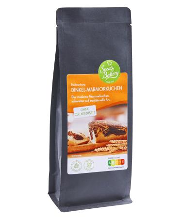Svea's Bakery spelled marble cake - baking mix without added sugar |reduced calorie |Wheat -free |Lower Carb |Spelled flour |Sugar -free |Lactose -free |330g
