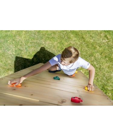 Squirrel Products 20 Extra Large Deluxe Rock Climbing Holds - Mounting Hardware Included - Outdoor Play for Ages 3 - Buy Online on GoSupps.com