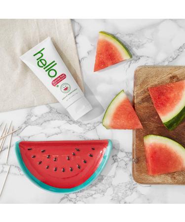 Natural Watermelon Kids Toothpaste & Mouthwash Set - Fluoride Free, Vegan, Alcohol/SLS/Gluten Free - 4.2oz Tubes (x2) & 16oz Bottle - Buy Online on GoSupps.com