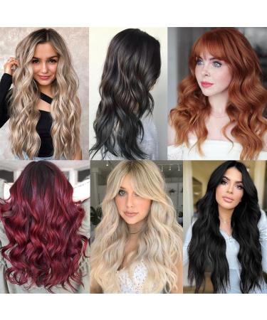 Hair Extensions Synthetic Long Straight One Pieces Clip In On Hair Extensions Hairpieces With 5 Clips Wavy Hair Extension Soft Synthetic Hairpieces for Women Hair Pieces(22-613 22inches(55CM)) 22inches(55CM) 22-613 - Buy Online on GoSupps.com