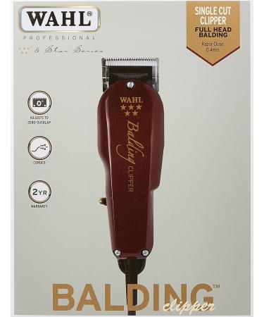 WAHL Professional Balding Clipper - Ideal for Bald Heads Precision Cutting at 0.4mm | International Shipping Available - Buy Online on GoSupps.com