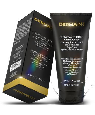 Innbiotec Pharma Renovase Cell - Cellulite Leg and Glutei Cream Firming Body Cream with Glutathione and Omega3 Strong Anti-Cellulite Cream Cellulite Legs and Glutei Liporiductor and Firming Cream