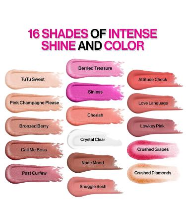 Wet n Wild Mega Slicks Lip Gloss with Hyaluronic Acid for Long Lasting High Shine - Sinless 1 Count - Buy Online on GoSupps.com