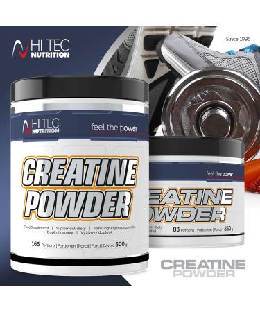 Hi Tec Nutrition 100% Pure Creatine Monohydrate with B Vitamins | Muscle Growth & Physical Exertion | 250g Natural Powder - Buy Online on GoSupps.com