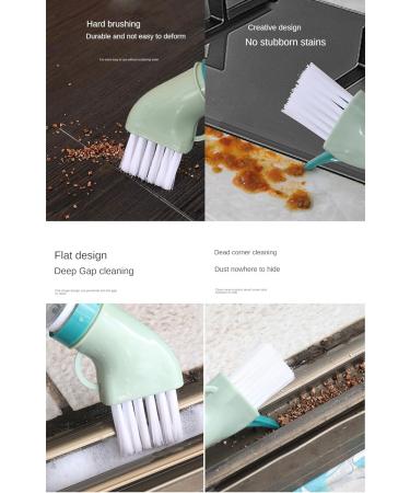 Multi-functional cleaning brush head penetrates deep into crevices and dead ends to easily tackle all types of cleaning challenges Home Cleaning Essentials (Pack of 2) (White) - Buy Online on GoSupps.com