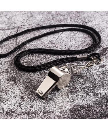 Jaimela Stainless Steel Whistle with Lanyard - Perfect for Coaches & Referees | Crisp Sound & Durable Design - Buy Online on GoSupps.com