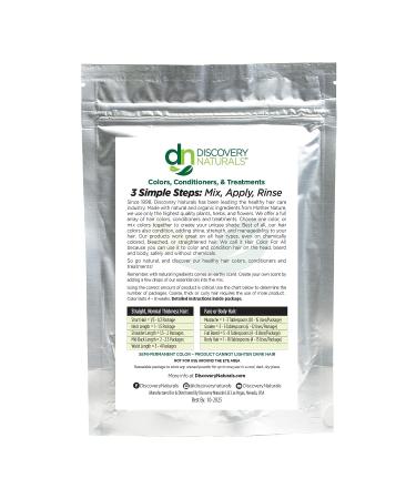 Discovery Naturals Chestnut Medium Brown Henna Hair Color - 100% Natural Dye for Men & Women | Chemical-Free for Hair & Beard | Easy to Use - Buy Online on GoSupps.com