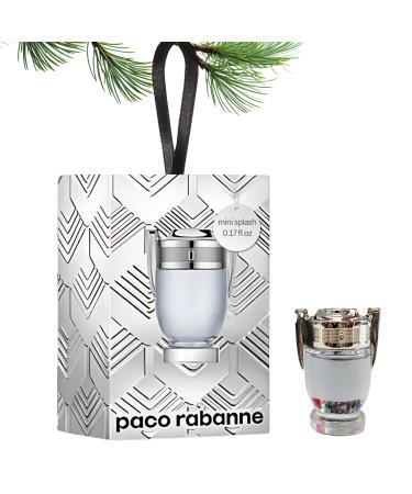 Paco Rabanne Invictus Perfume for Men Mini Splash EDT 0.17 Fl Oz 0.17 Fl Oz (Pack of 1)