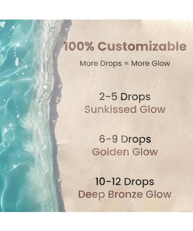 Team Tan Self Tanning Drops - Customizable Face & Body Tanner | Streak-Free No Smell | Active Skincare Ingredients (Medium - Buy Online on GoSupps.com