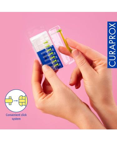 Curaprox Interdental Brushes CPS 011 Prime - Refill Pack (8 Pieces 5mm) - Effective Green Cleaning Solution - Buy Online on GoSupps.com